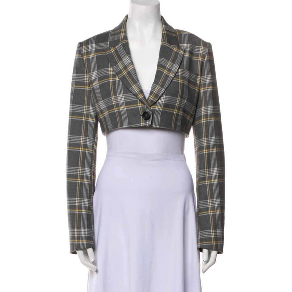 Elleme Checked Cropped Blazer size 34